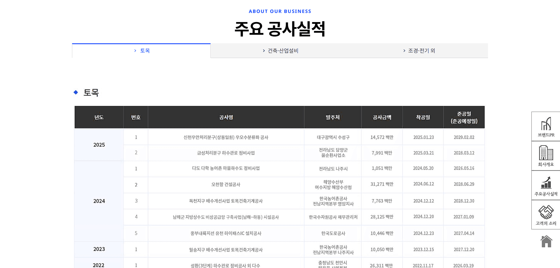 남도건설 - Screenshot 4